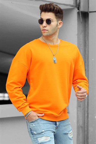 Madmext Orange Sweatshirt 4872