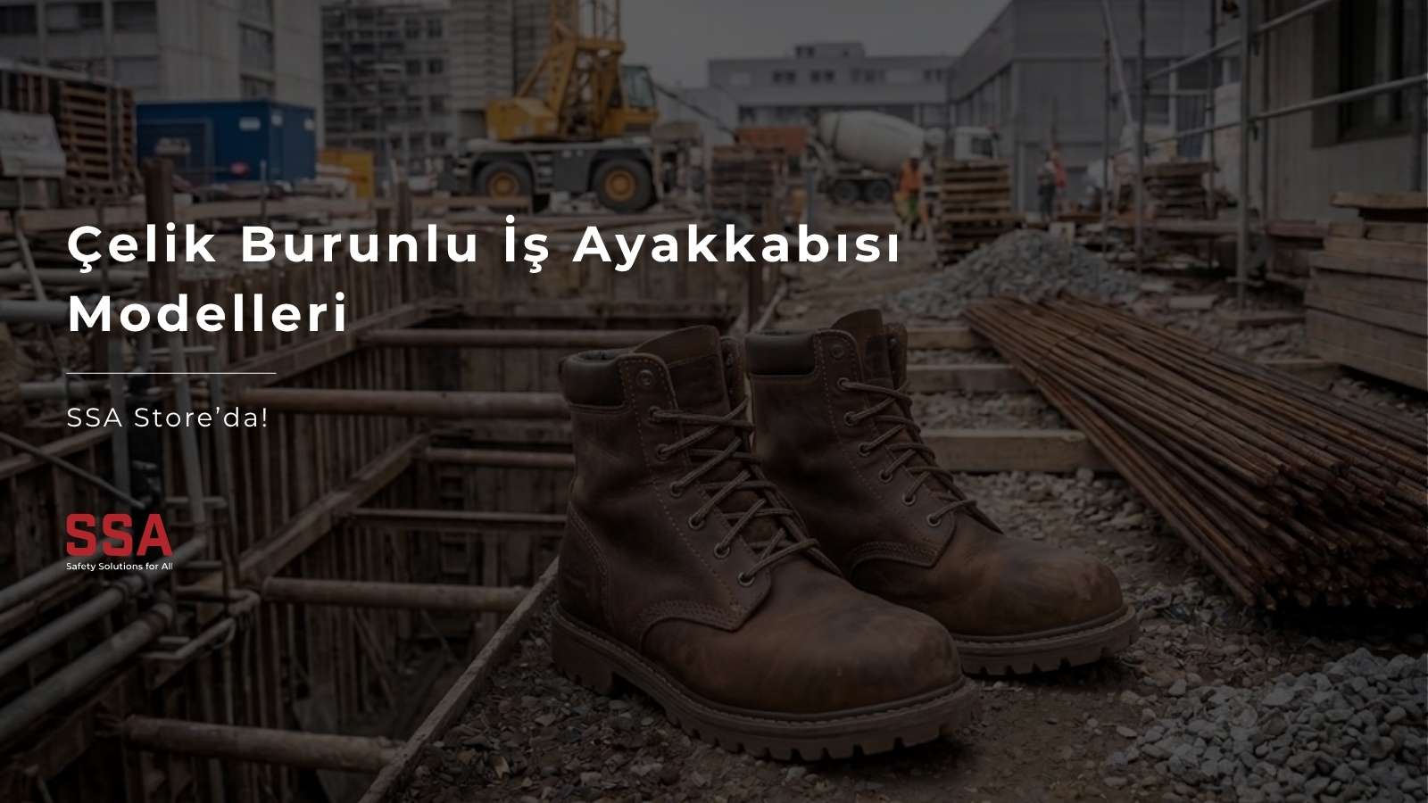 Çelik Burunlu İş Ayakkabısı Modelleri SSA Store’da!