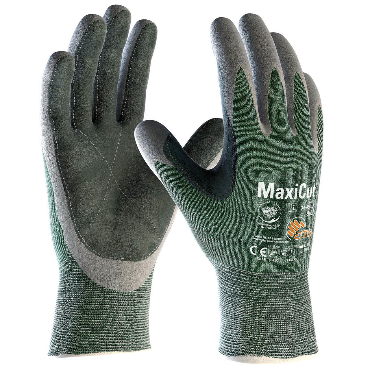 MaxiCut® Oil™ 34-450LP Yağlı ve Islak Ortamlar  İçin Kesilme Dirençli İş Eldiveni