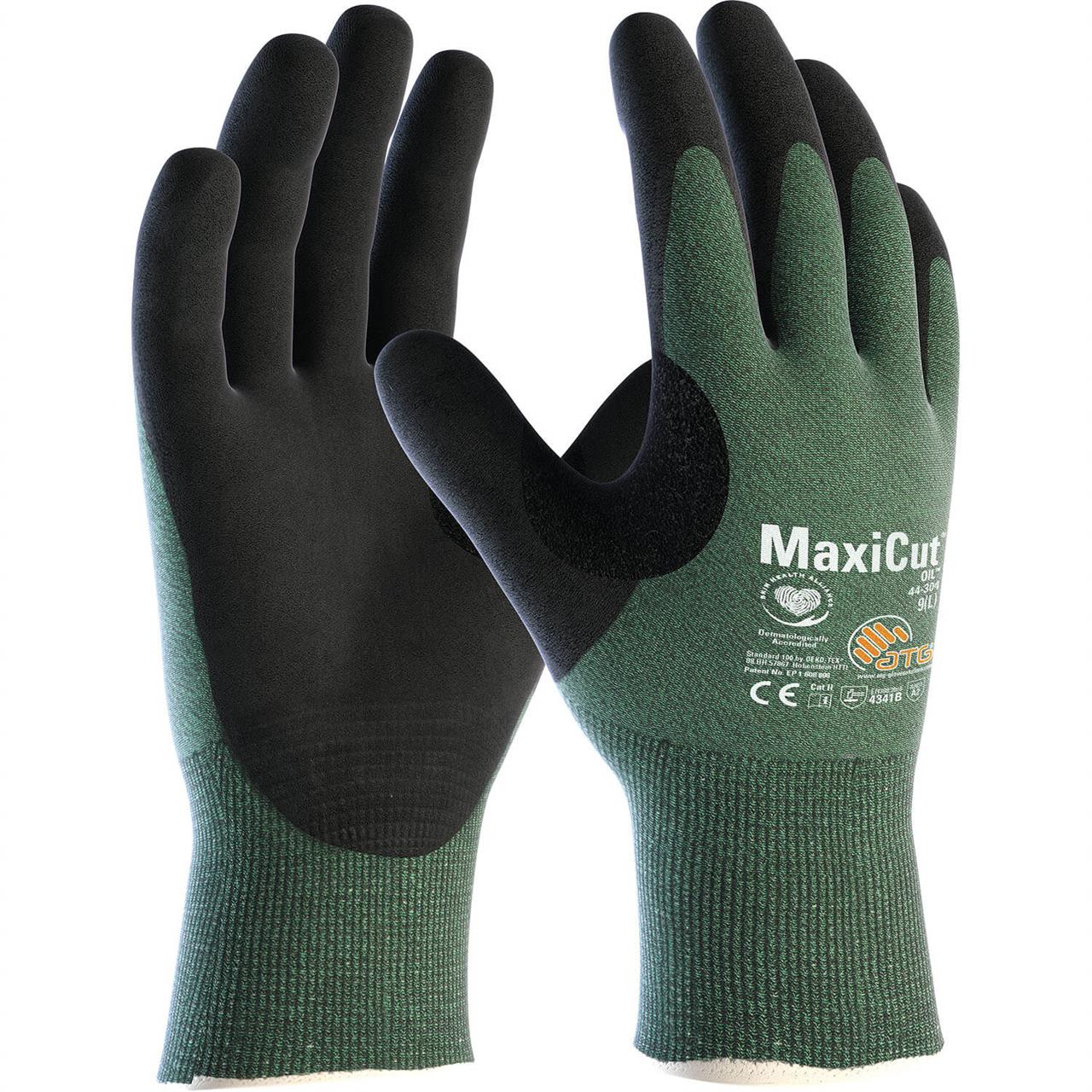 MaxiCut® Oil™ 44-304 Yağlı ve Islak Ortamlar  İçin Kesilme Dirençli İş Eldiveni