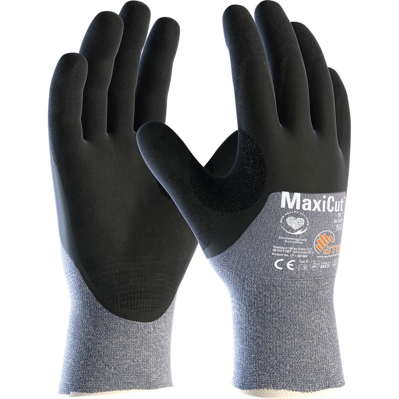 MaxiCut® Oil™ 44-505 Yağlı ve Islak Ortamlar  İçin Kesilme Dirençli İş Eldiveni
