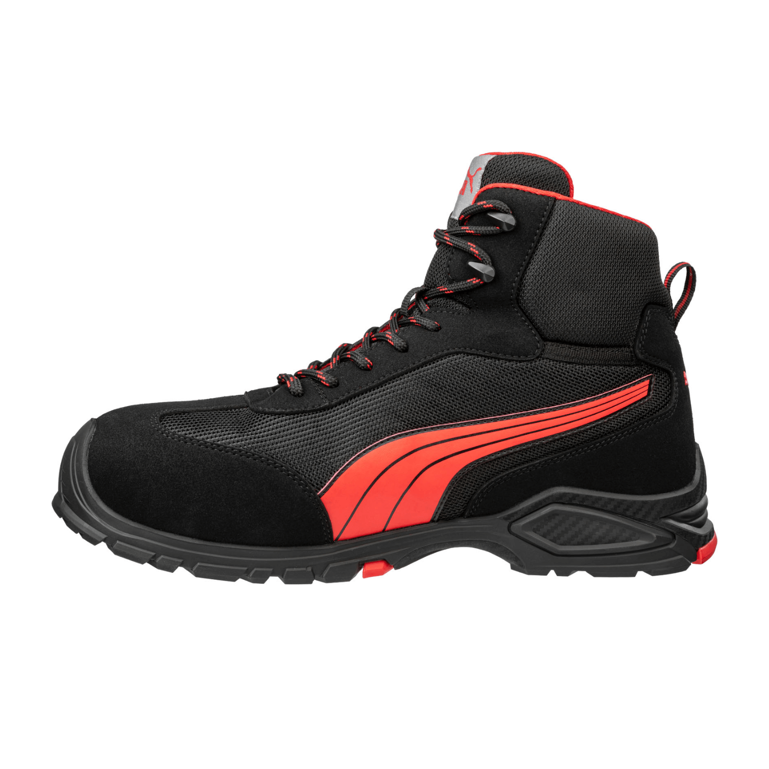 Puma Safety Madrid Mid Alüminyum Burunlu Kaydırmaz Tabanlı İş S1 PL FO SR Bilek Destekli İş Ayakkabısı
