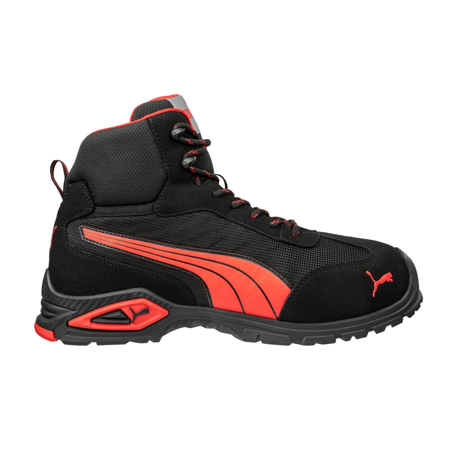 Puma Safety Madrid Mid Alüminyum Burunlu Kaydırmaz Tabanlı İş S1 PL FO SR Bilek Destekli İş Ayakkabısı
