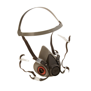 3M 6000 Serisi Yeniden Kullanılabilir Yarım Yüz Solunum Maskesi, 6100,6200,6300