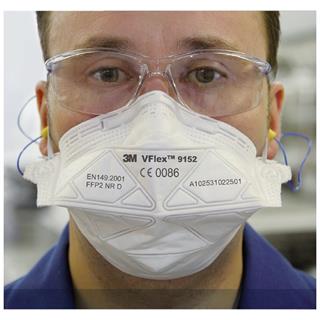 3M 9152E  FFP2 Ventilsiz Toz Maskesi 1 Paket 25 ADET