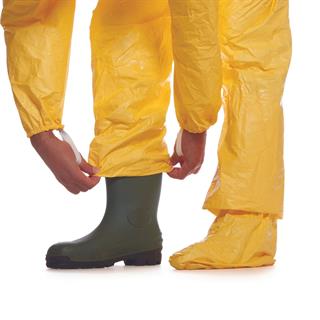 Dupont Tychem® 2000 C Fermuarlı ve Yapışkanlı Kimyasal Koruyucu Tulum