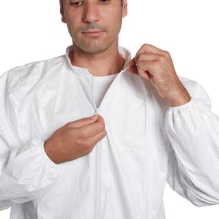 Dupont Tyvek® 500 Fermuarlı Laboratuvar Önlüğü