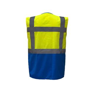 Vizwell VWRW01 Reflektörlü Çok Cepli Sarı Yüksek Görünürlük Mühendis Yelek