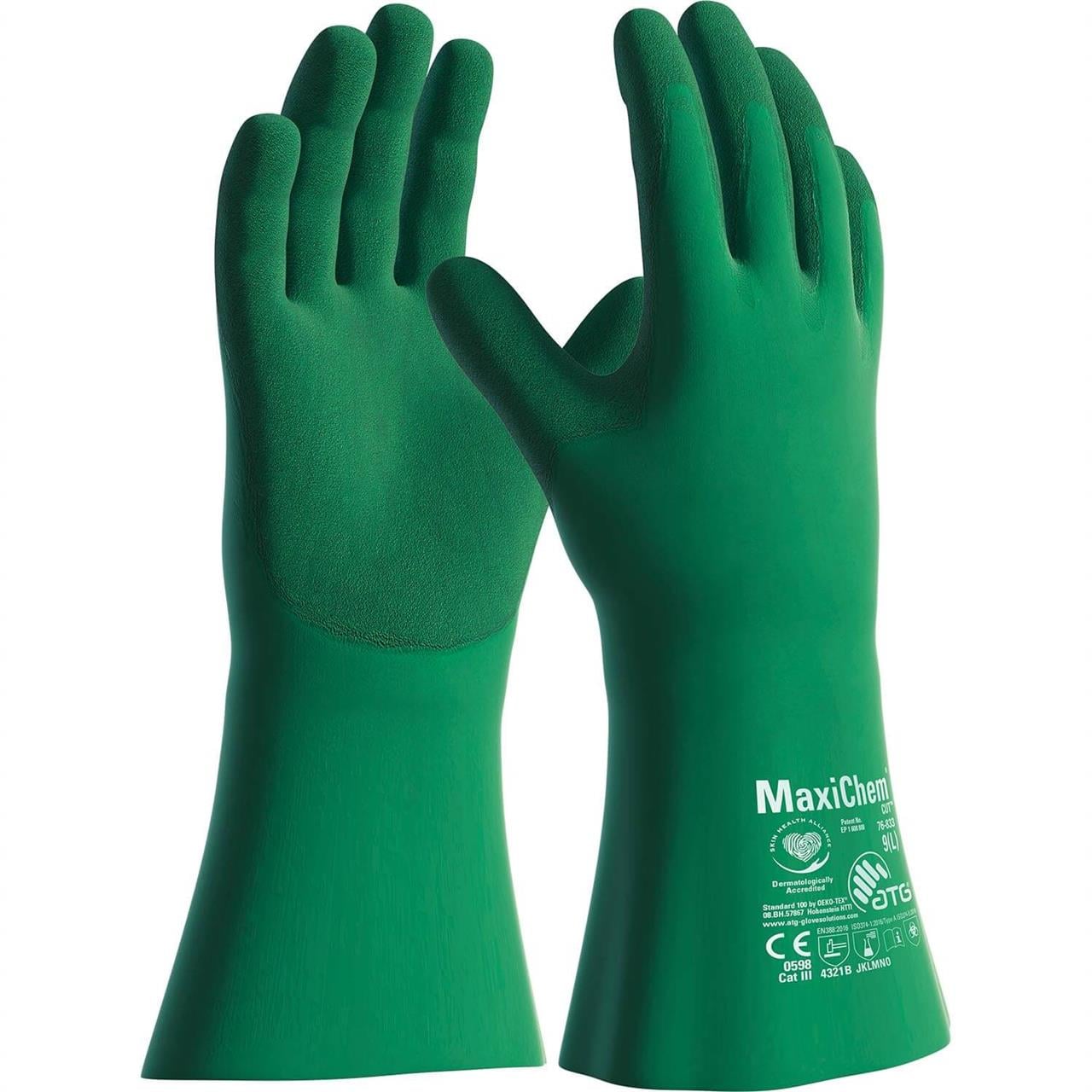 MaxiChem® Cut™ with TRItech™ 76-833 Kesilme Dirençli Kimyasal İş Eldiveni
