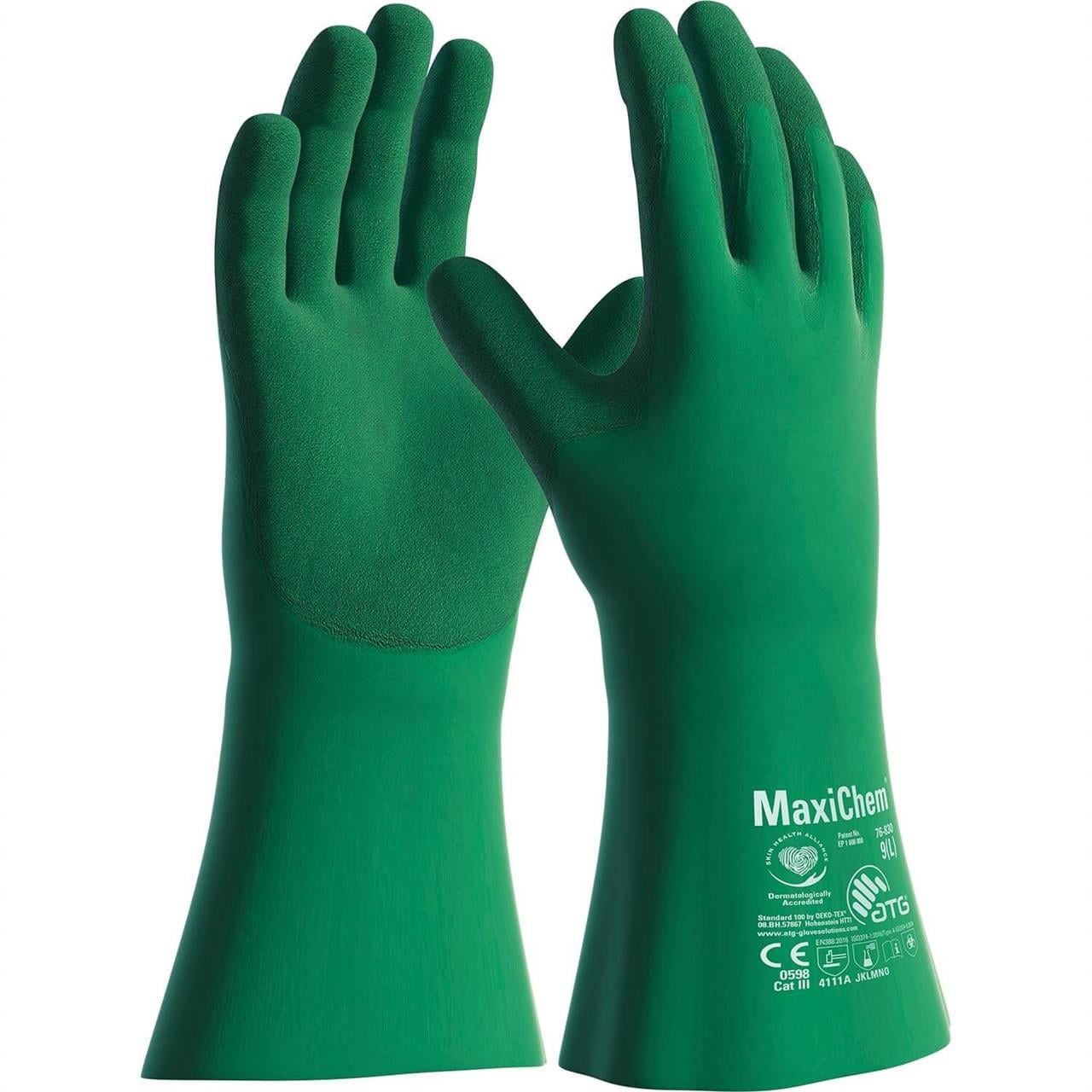 MaxiChem® with TRItech™ 76-830 Daha İnce ve Konforlu  Kimyasal İş Eldiveni 35 cm