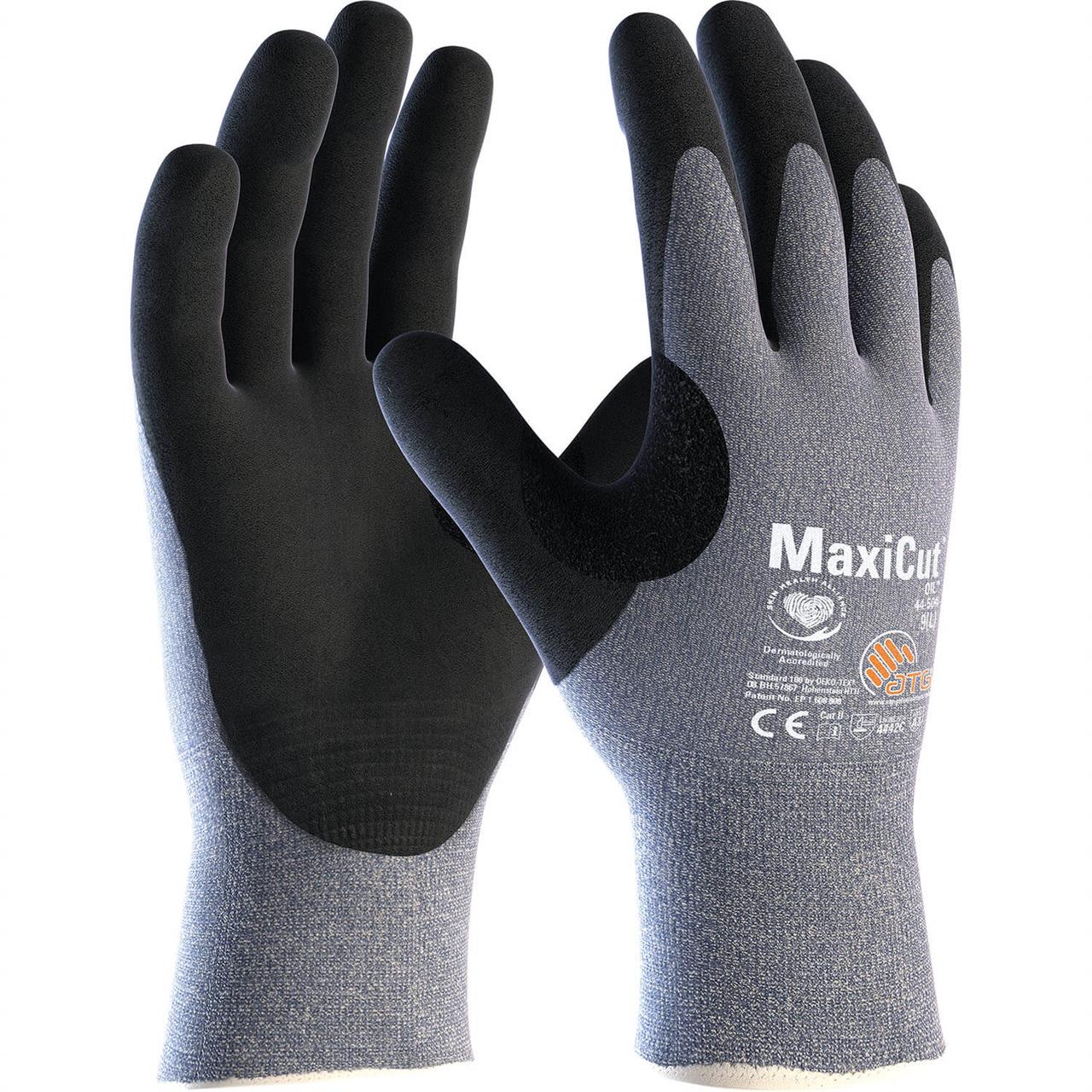 MaxiCut® Oil™ 44-504 Yağlı ve Islak Ortamlar  İçin Kesilme Dirençli İş Eldiveni