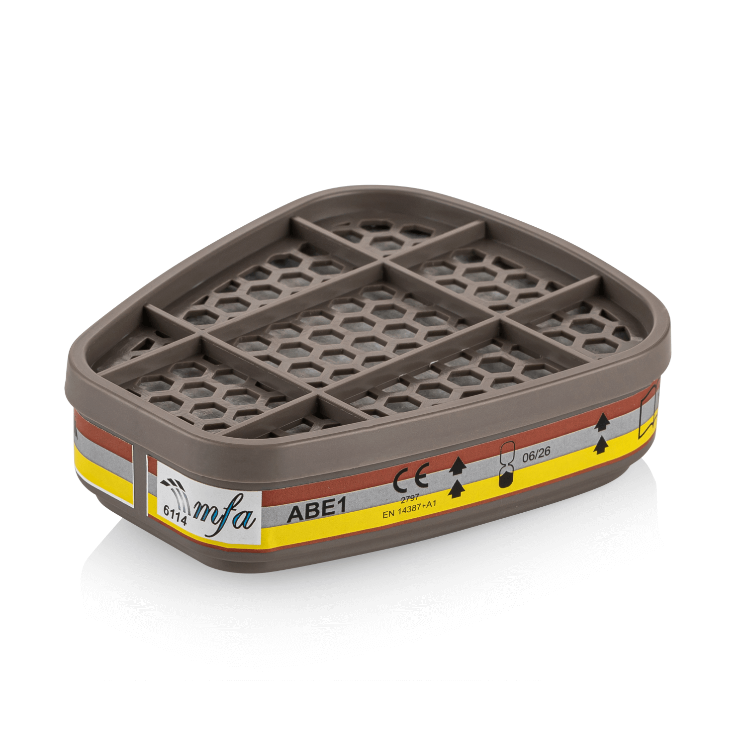 MFAMFA 6114 ABE1 Organik, İnorganik ve Asit Bayonet  Gaz Filtresi6114