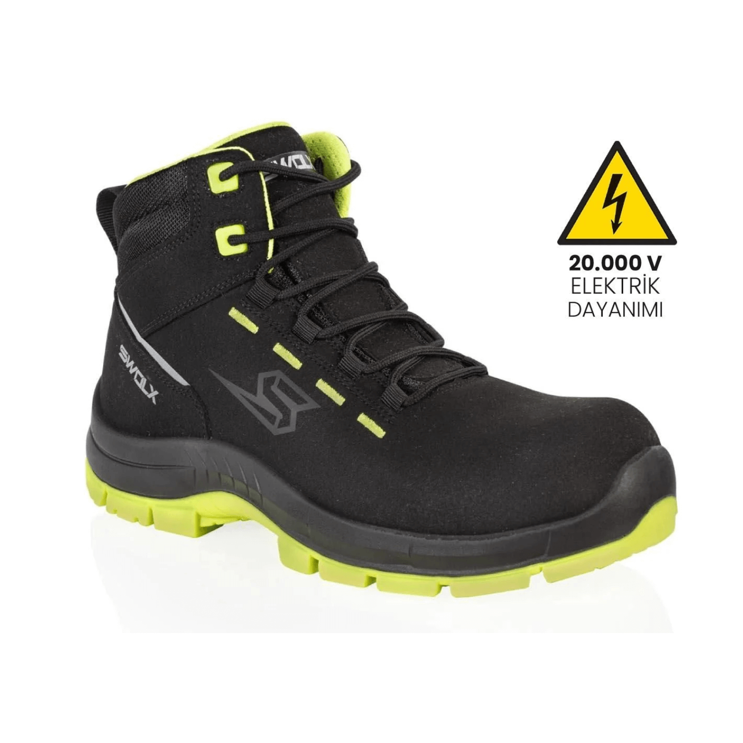 SWOLXSwolx COMBO-XL 100 S3 Elektrikçi İş Botu Yüksek Voltaj DayanımlıCOMBO-XL 100 S3-E/36