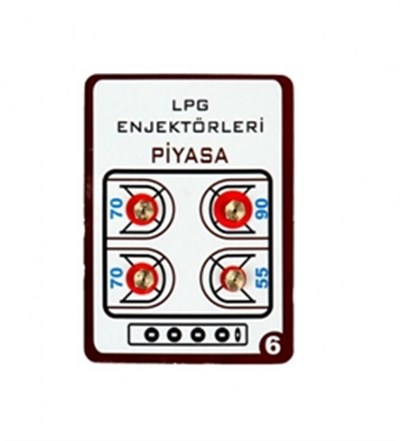 PİYASA ENJEKTÖR LPG 6 NUMARA