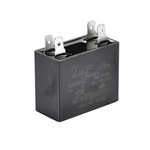 ALLGOO KONDANSATÖR KARE 2 UF 450 VAC - 50/60 HZ