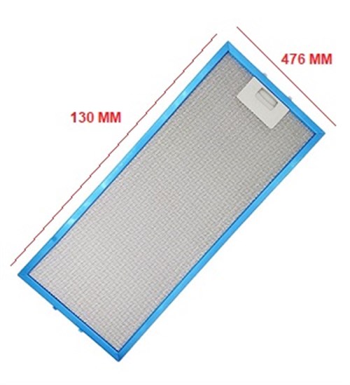 ALÜMİNYUM ASPİRATÖR FİLİTRE 130X476 MM
