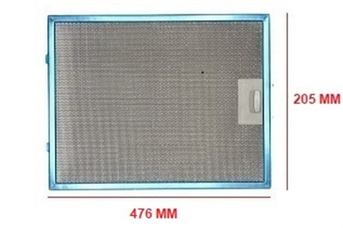 ALÜMİNYUM ASPİRATÖR FİLİTRE 205X476 MM