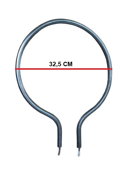 FIRIN REZİSTANS ELMA BÜYÜK 650W ÇAP:32,5CM 10MM 220V