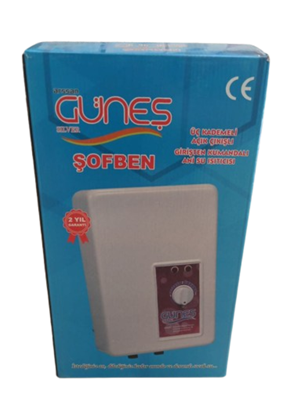 GÜNEŞ SILVER BANYO ŞOFBENİ ÜÇ KADEMELİ 7000W