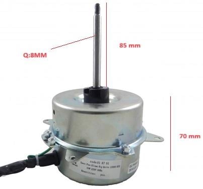 KLİMA DIŞ ÜNİTE FAN MOTORU 12000 BTU 35W 220V 