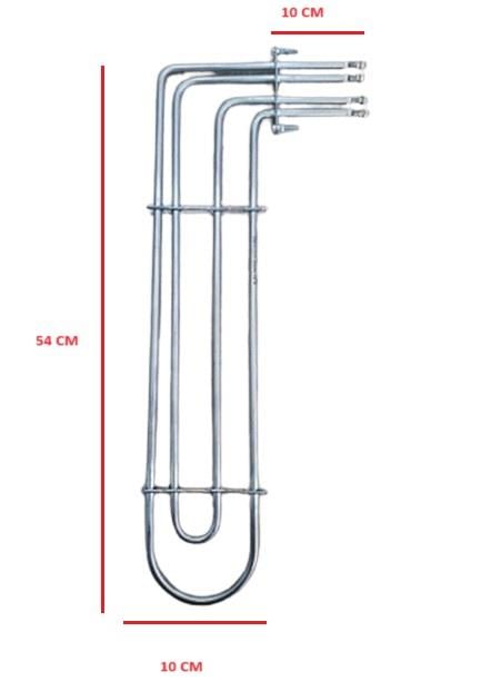 KONVEKSİYONEL FIRIN REZİSTANSI Q8,5 mm 54X10 cm 220V 2000W CR-Nİ