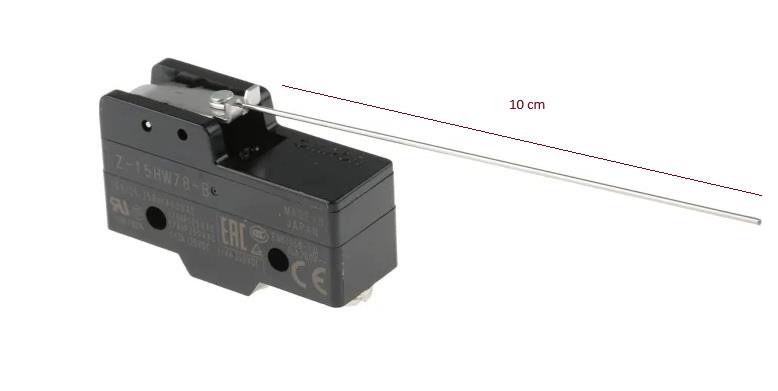 MİKRO SWİCH UZUN TEL(10CM) Z-15HW78-B 1NO+1NC 15A)