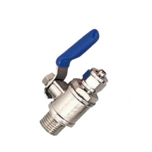 MİNİ KÜRESEL VANA 3/8 HORTUM 10LIK ÇIKIŞ