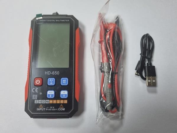 ÖLÇÜ ALETİ HD-650 AKILLI DİJİTAL MULTİMETRE