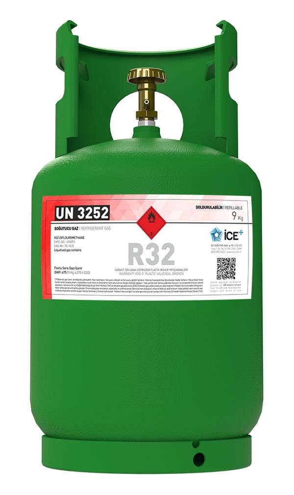 R32 ICE GAZ TEKRAR DOLDURULABİLİR TÜPLÜ 9 KĞ