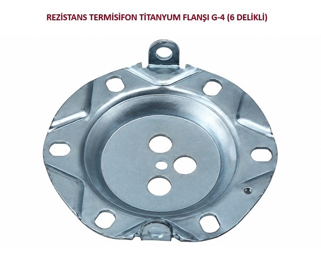 REZİSTANS TERMİSİFON TİTANYUM FLANŞI G-4 (6 DELİKLİ)