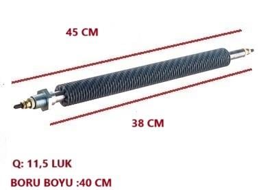 SERPANTİN REZİSTANS DÜZ 40 CM Q:11,5 750W