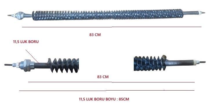 SERPANTİN REZİSTANS DÜZ 83CM Q:11,5 (DEMİRE DEMİR)