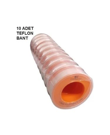 TEFLON BANT BEYAZ (10 ADET)