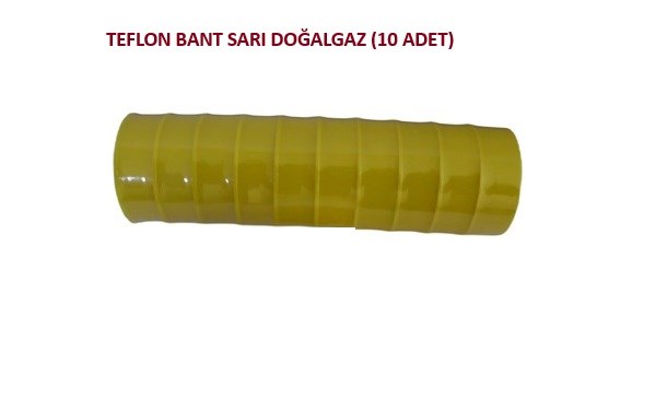 TEFLON BANT SARI DOĞALGAZ (10 ADET)