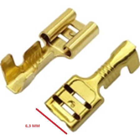 TERMİNAL DİŞİ 6,3MM (KUTU :500 ADET)