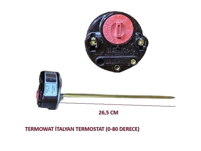 TERMOWAT İTALYAN TERMOSTAT (0-80 DERECE)