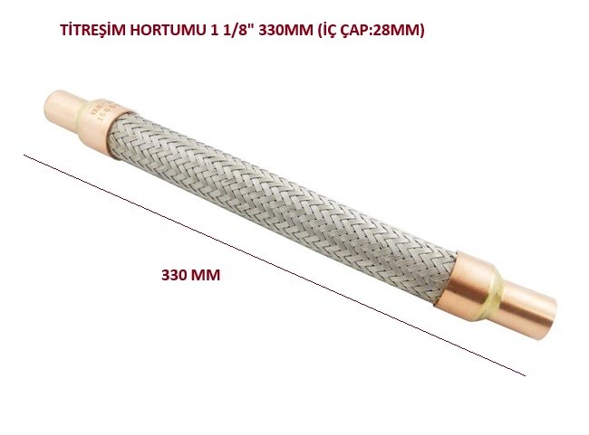 TİTREŞİM HORTUMU 1 1/8'' 330MM (İÇ ÇAP:28MM)