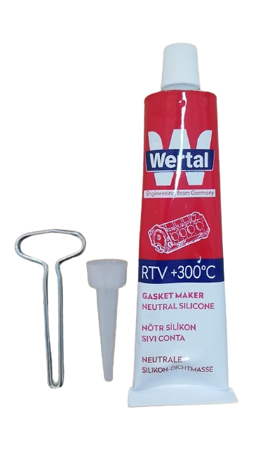 WERTAL KIRMIZI NÖTR SİLİKON SIVI CONTA-80ML