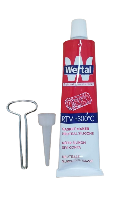 WERTAL SİYAH NÖTR SİLİKON SIVI CONTA-80ML