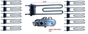 10 ADET REZİSTANSI DELİKLİ 2000W 22CM AEG-ARÇELİK-BOSCH-VESTEL 