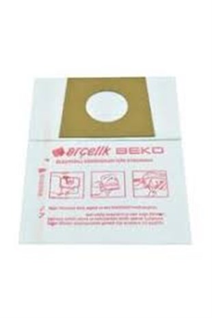 ARÇELİK-BEKO SÜPÜRGE MAKİNASI TORBASI KAĞIT P21 10LU