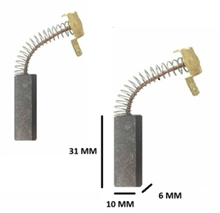 FAKİR ELEKTRİKLİ SÜPÜRGE KÖMÜRÜ YAYLI L11044 2 Lİ