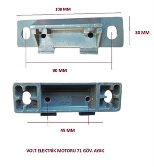 VOLT ELEKTRİK MOTORU 71 GÖV. AYAK