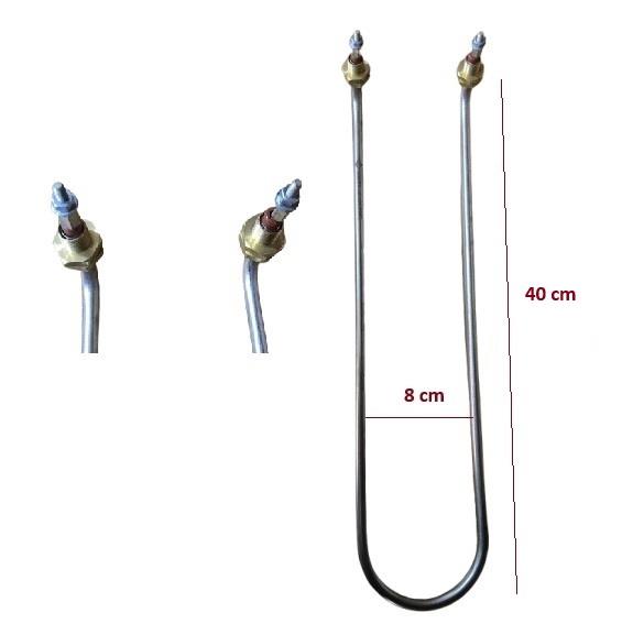 1000W 40 CM U TİPİ KIVRIK BENMARİ REZİSTANSI 8,5MM CR-Nİ