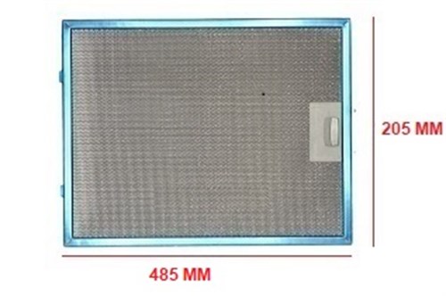 20,5 X 48,5 CM ASPİRATÖR DAVLUMBAZ ALÜMİNYUM YAĞ FİLTRESİ