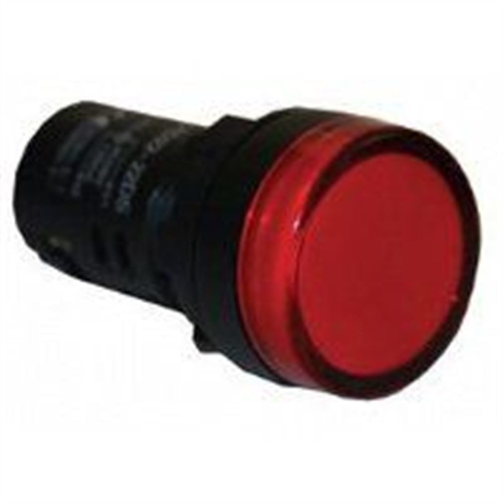 22MM 230V AC LED'Lİ SİNYAL LAMBASI KIRMIZI