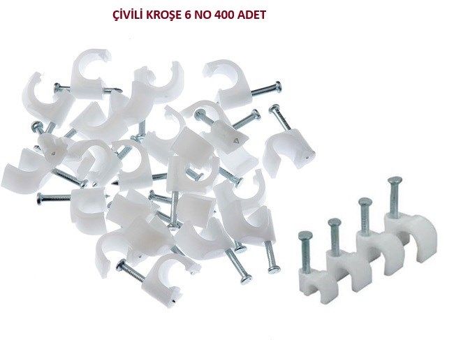 400 ADET ÇİVİLİ KROŞE 6 NO 