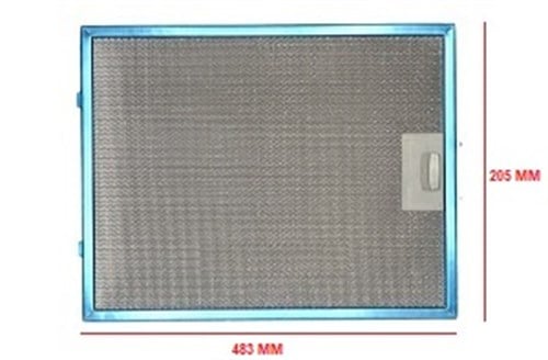 ALÜMİNYUM ASPİRATÖR FİLİTRE 205X483MM
