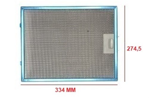 ALÜMİNYUM ASPİRATÖR FİLİTRE 274,5X334 MM