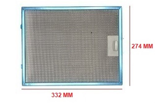 ALÜMİNYUM ASPİRATÖR FİLİTRE 274X332 MM